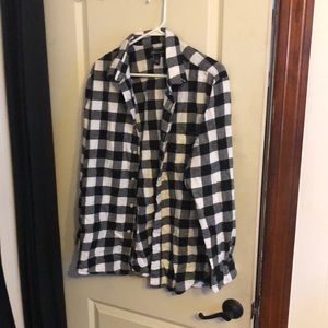 Plaid button down (XL)